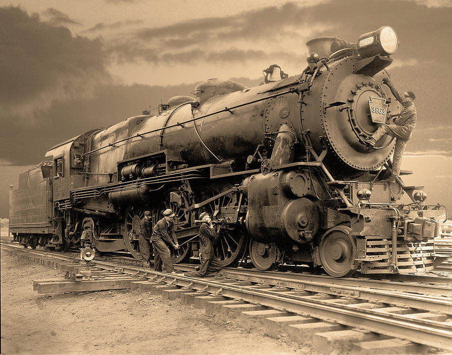 Engine 3863 Photograph by Bruce Roker - Fine Art America