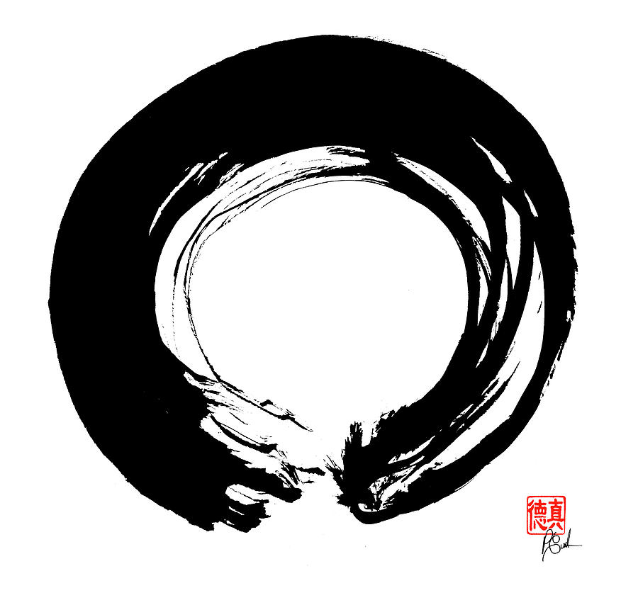 Enso / Zen Circle 11 #1 Painting by Peter Cutler