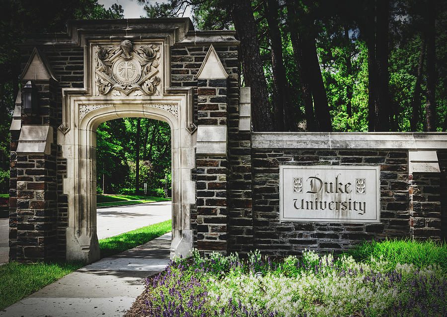 Entrance To Duke University #1 Photograph by Mountain Dreams