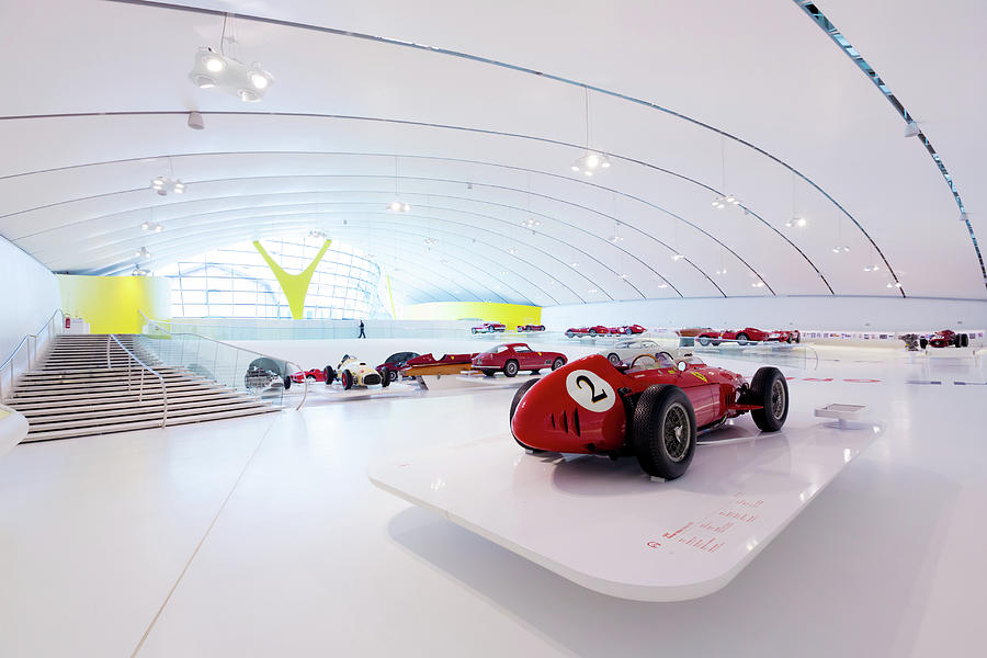 Enzo Ferrari Museum interior #2 Photograph by Paul Fearn