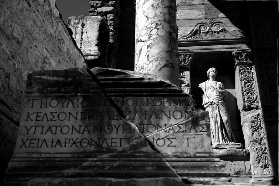 Ephesus Library of Celsus #1 Photograph by Jacqueline M Lewis