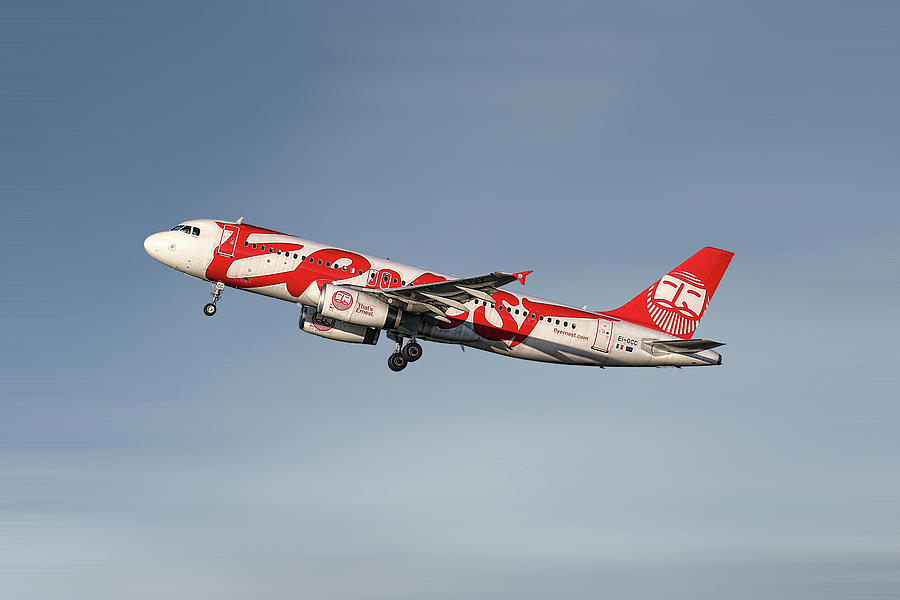 Ernest Mixed Media - Ernest Airbus A320-233 by Smart Aviation Ernest Mixed Media - Ernest Airbus A320-233 by Smart Aviation