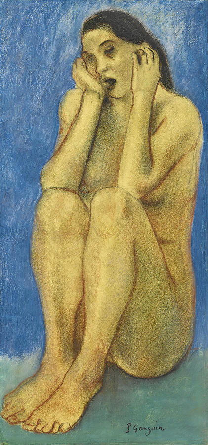 Eve Bretonne II #2 Drawing by Paul Gauguin