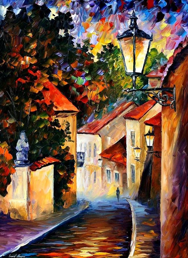 Afremov Painting - Evening by Leonid Afremov Afremov Painting - Evening by Leonid Afremov