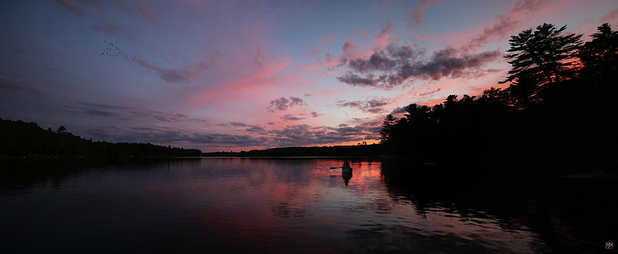 Evening Paddle #1 Photograph by John Meader