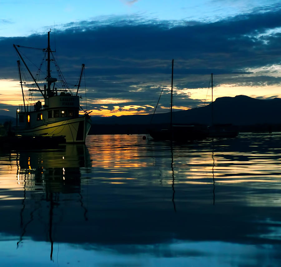 West Coast Salmon Trawler Photograph by Wayne Enslow