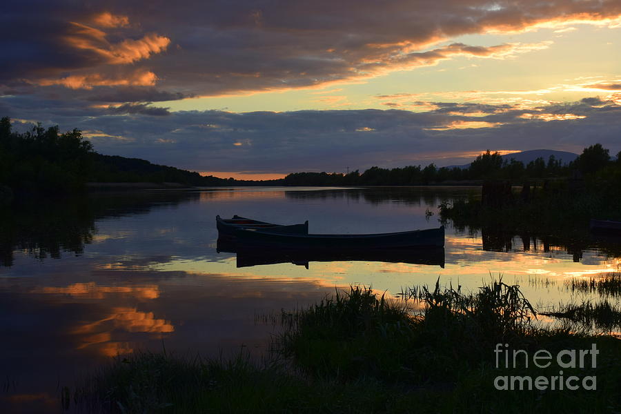 Evening time on The River Suir #1 Photograph by Joe Cashin