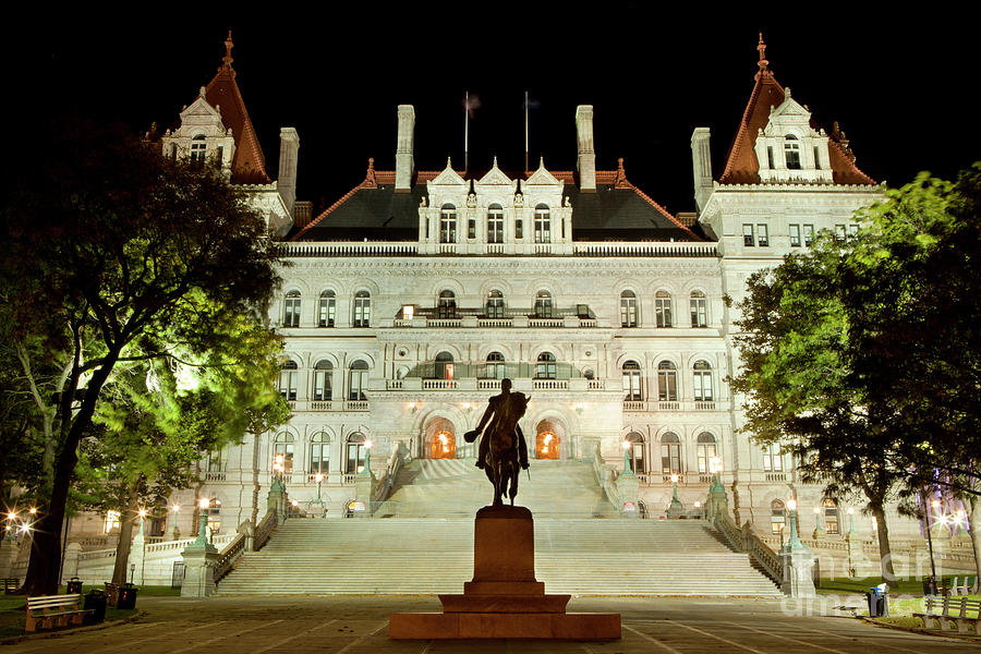 ew York State Capitol in Albany #1 Photograph by Anthony Totah