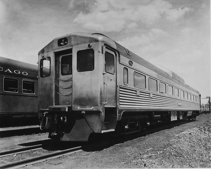 Exterior Shot of Chicago and Noith Western Passenger  Car Photograph by Chicago and North Western Historical Society