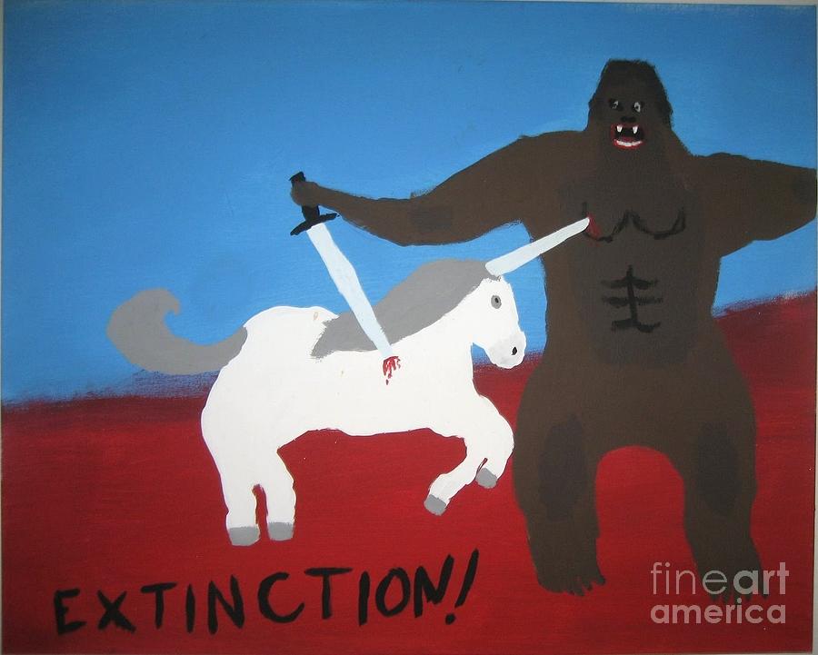 Extinction Painting by Nick Nestle
