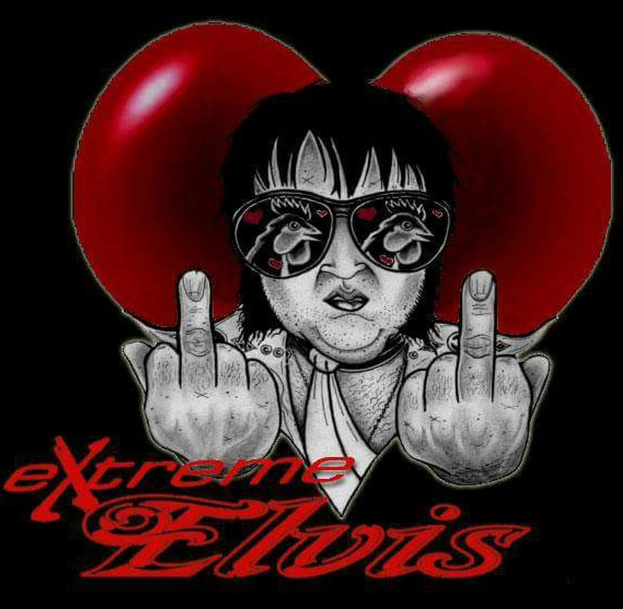 eXtreme Elvis  Digital Art by Ryan Almighty