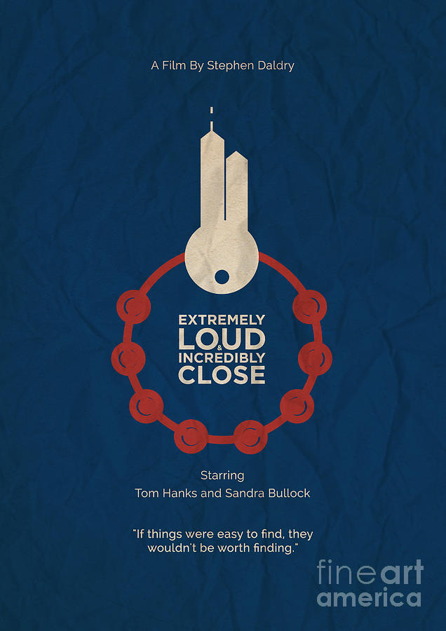Movie Poster Painting - Extremely Loud and Incredibly Close Minimalist Movie Poster #1 by Celestial Images