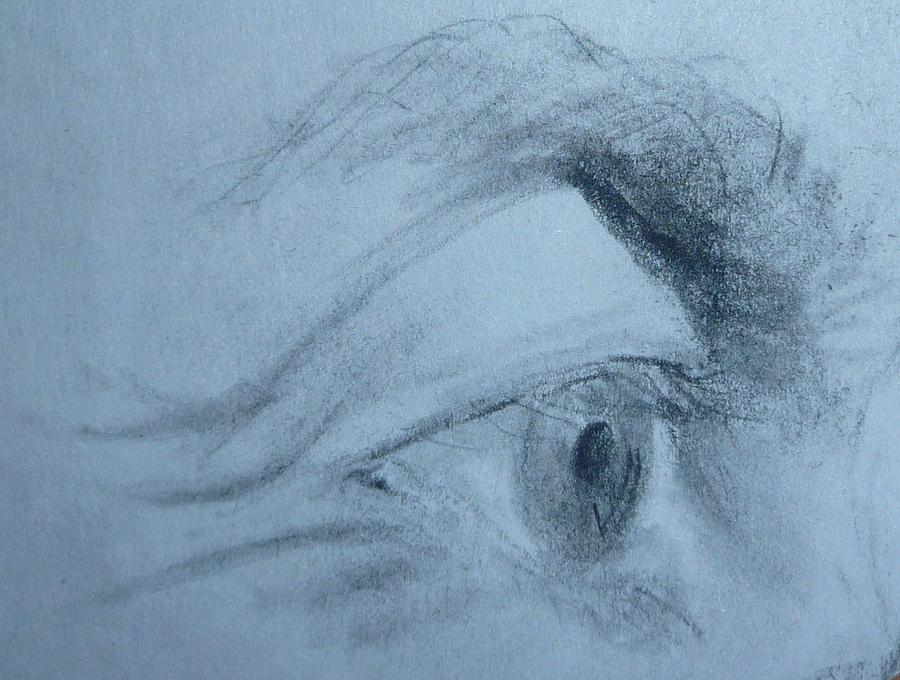 eye #1 Drawing by Bahman Zadegan