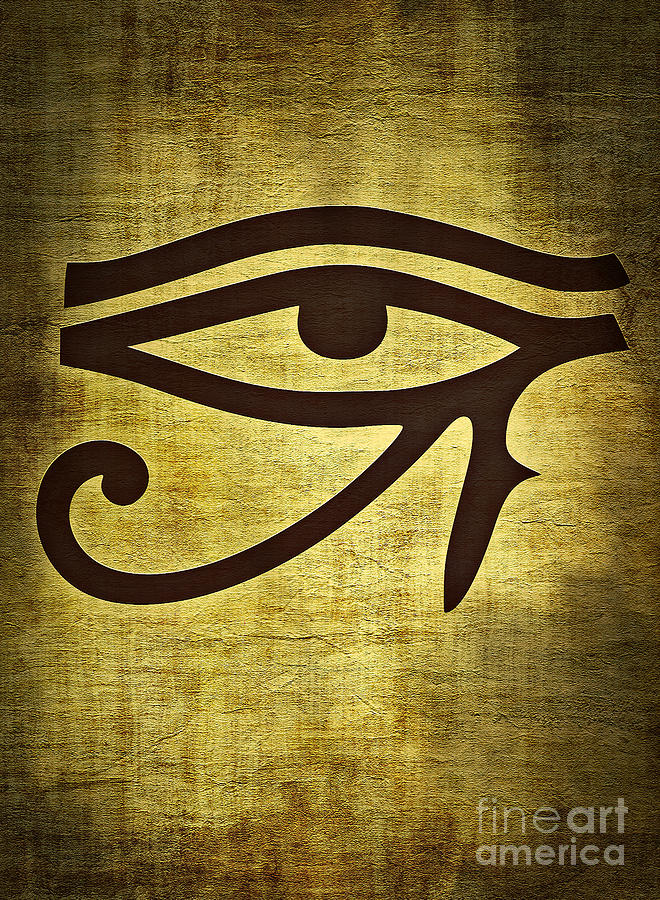 Eye of Horus #1 Digital Art by Binka Kirova