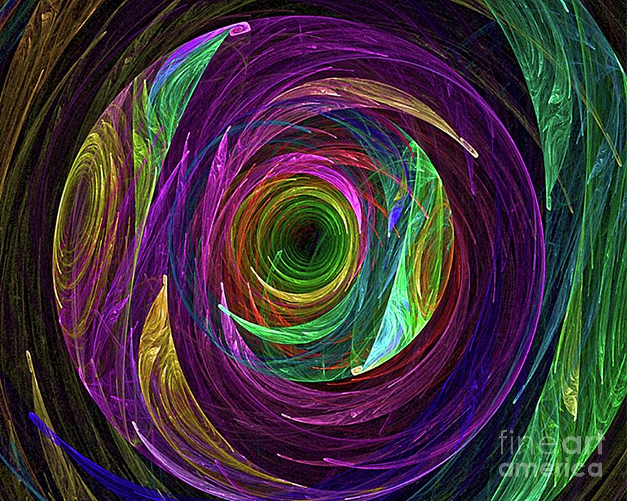 Abstract Digital Art - Eye of the Universe #1 by Esoterica Art Agency