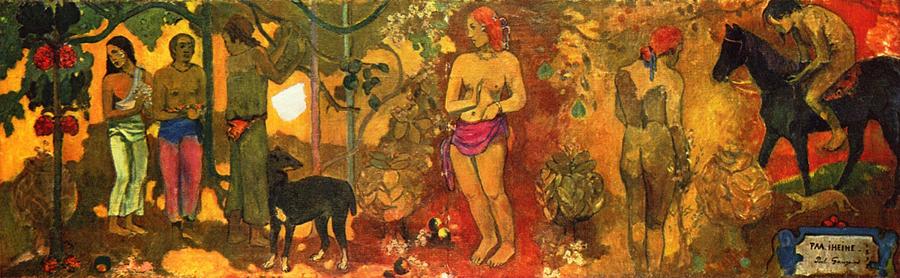 Paul Gauguin Painting - Faa Iheihe #1 by Paul Gauguin