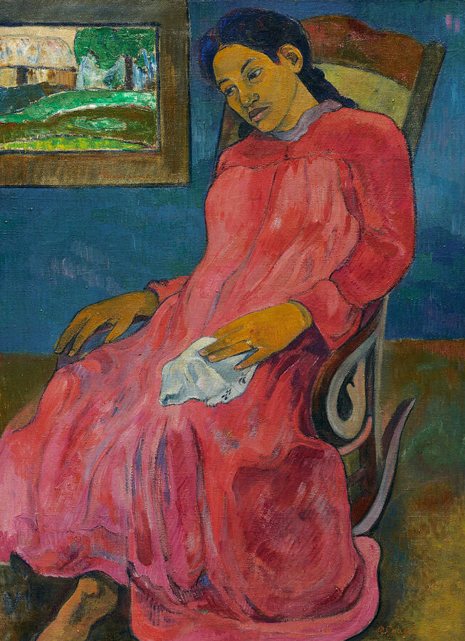 Faaturuma, from 1891 Painting by Paul Gauguin