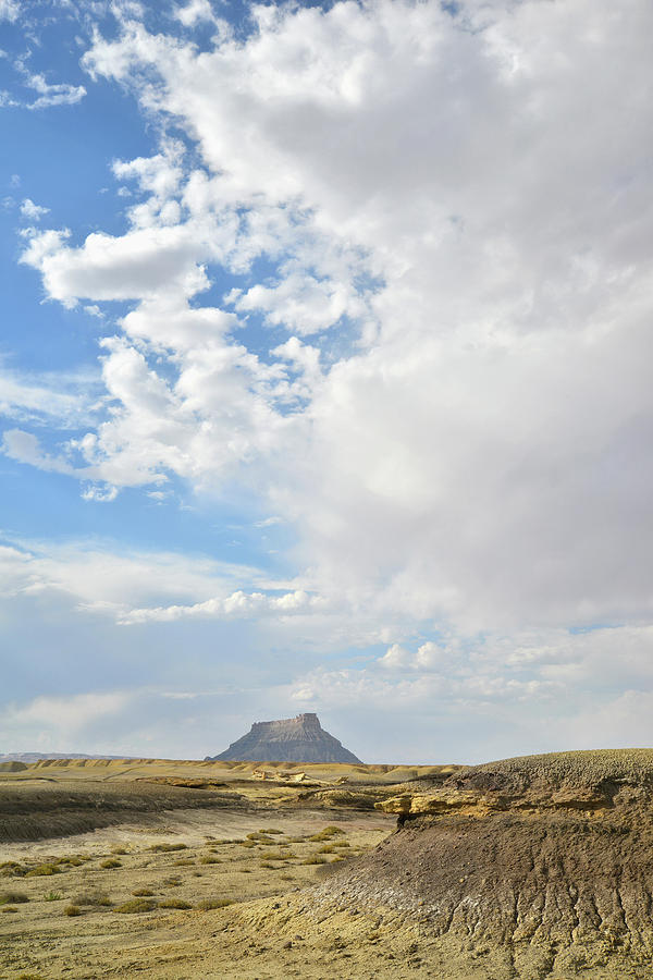 Factory Butte Mesa #1 Photograph by Ray Mathis