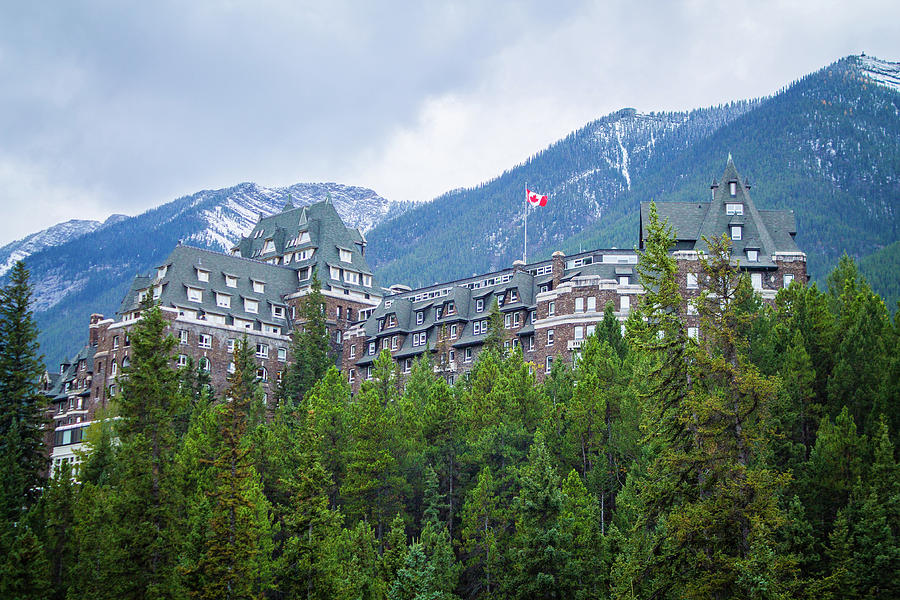 Banff National Park Photograph - Fairmont Springs Hotel in Banff, Canada #1 by Alex Rossi