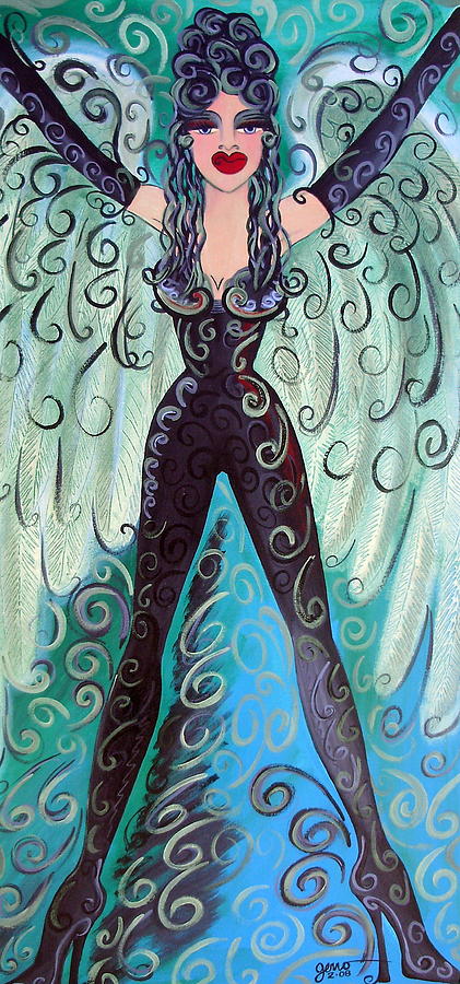 Fairy Painting - Fairy Angel Samantha #1 by Helen Gerro