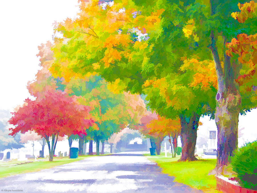Fall in Holly Hill #1 Digital Art by Ches Black