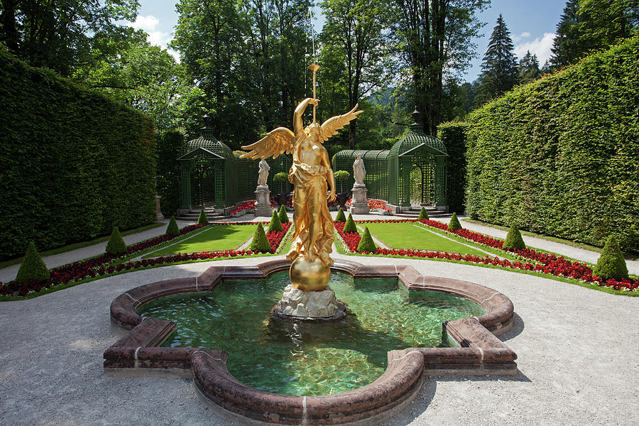 Fama, the Goddess of Fame in Western Parterre #1 Photograph by Aivar Mikko