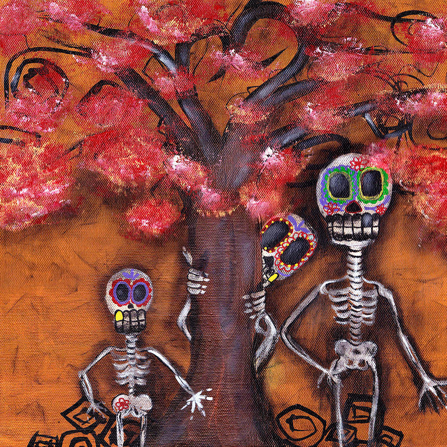 Family Tree Painting by Abril Andrade