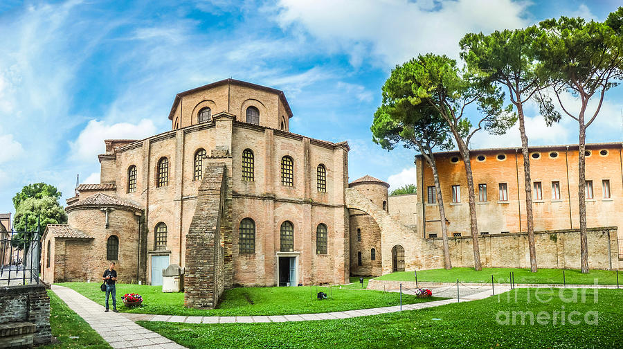 Famous Basilica di San Vitale in Ravenna, Italy #1 Photograph by JR Photography