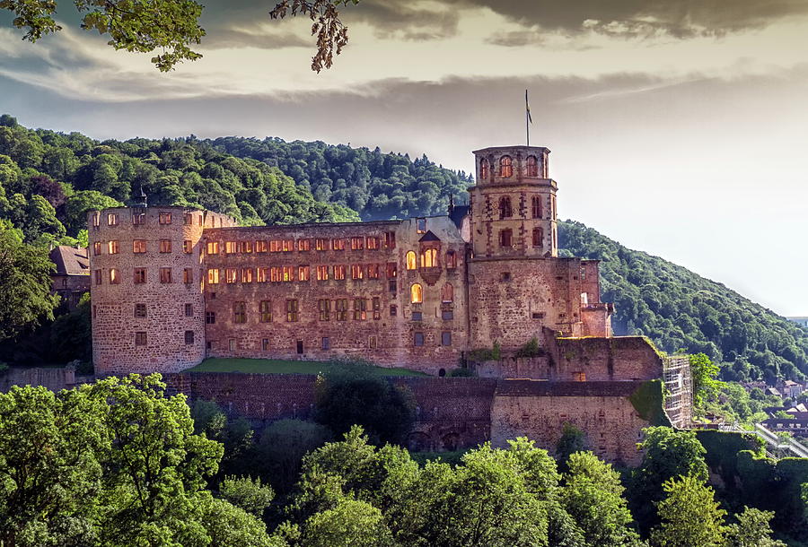 Famous castle ruins, Heidelberg, Germany #1 Photograph by Elenarts - Elena Duvernay photo