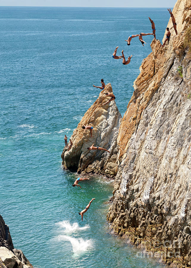 Famous cliff diver of Acapulco Mexico #1 Photograph by Anthony Totah