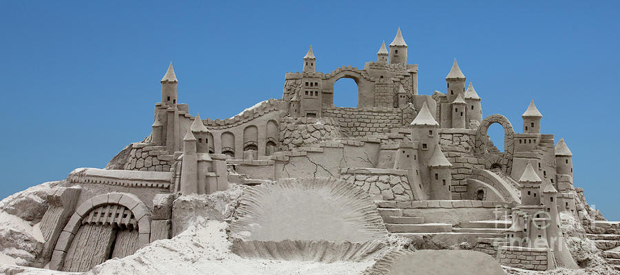 Fancy Sand Castle #1 Photograph by Anthony Totah