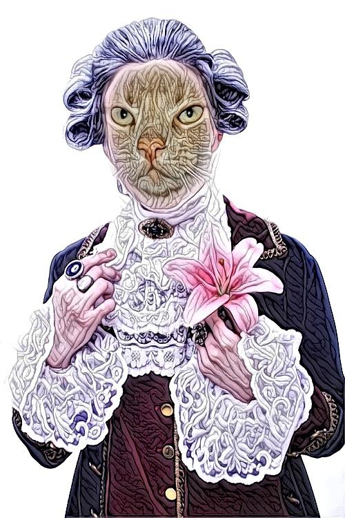 Fantasy Cat Art 14 #1 Digital Art by Artful Oasis