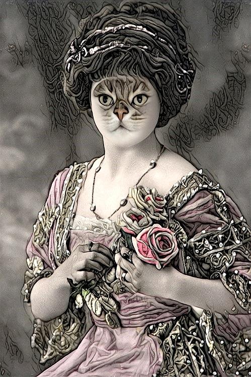 Fantasy Cat Art 27 #1 Digital Art by Artful Oasis