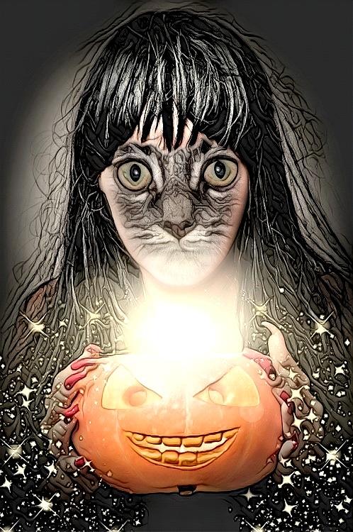 Fantasy Cat Art 28 #1 Digital Art by Artful Oasis