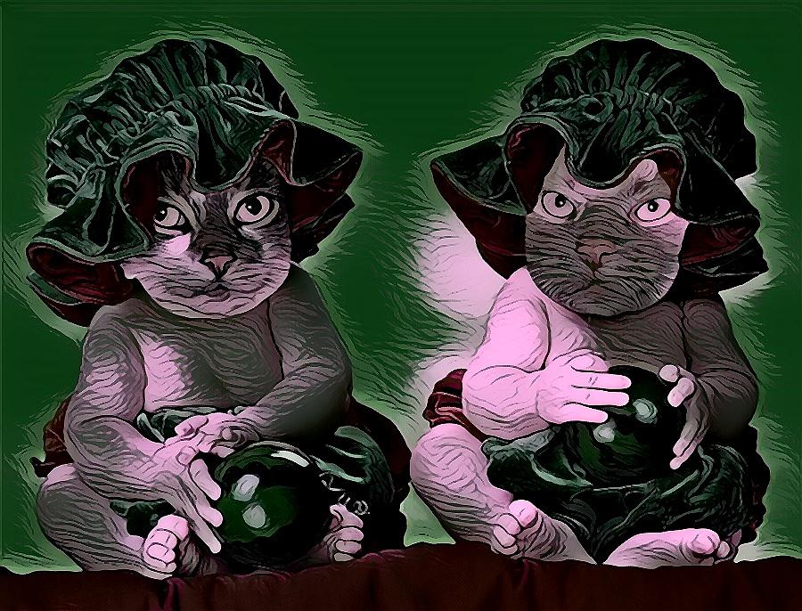 Fantasy Cat Art 4 #1 Digital Art by Artful Oasis