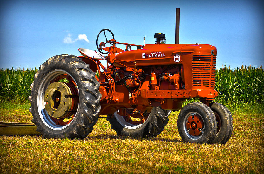 Farm Photograph - Farmall Tractor #1 by Brian Mollenkopf