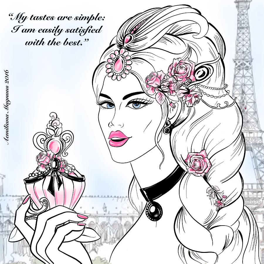 Fashion Illustration Mixed Media by Aemiliana Magnus Fine Art America