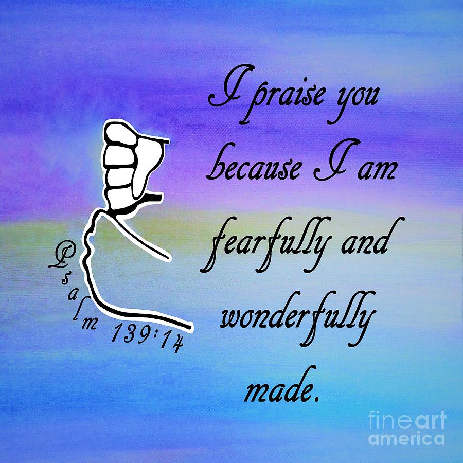 Fearfully and Wonderfully Made #2 Painting by Eloise Schneider Mote