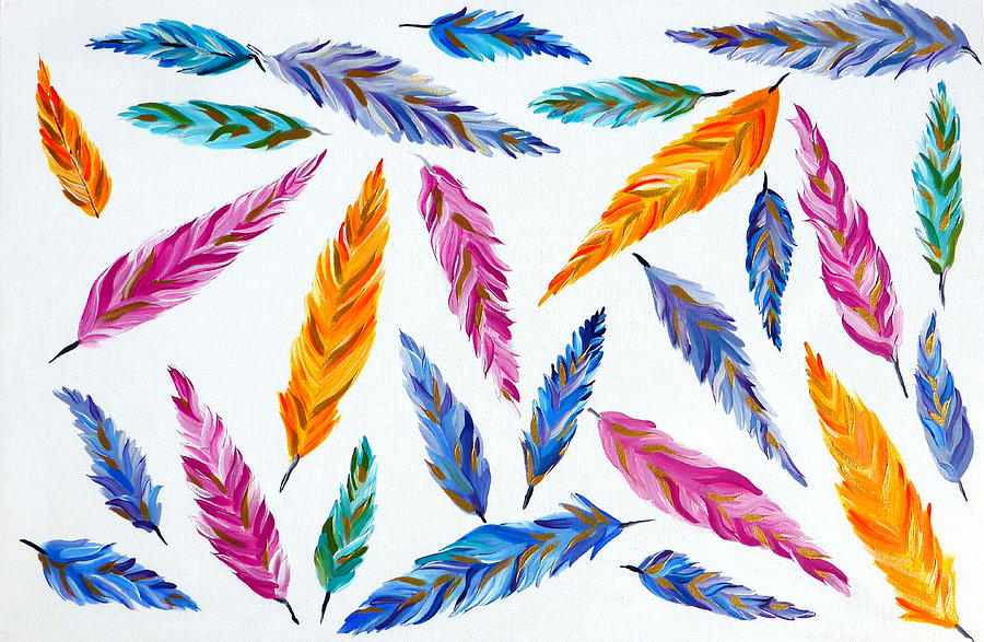 Feathers Painting