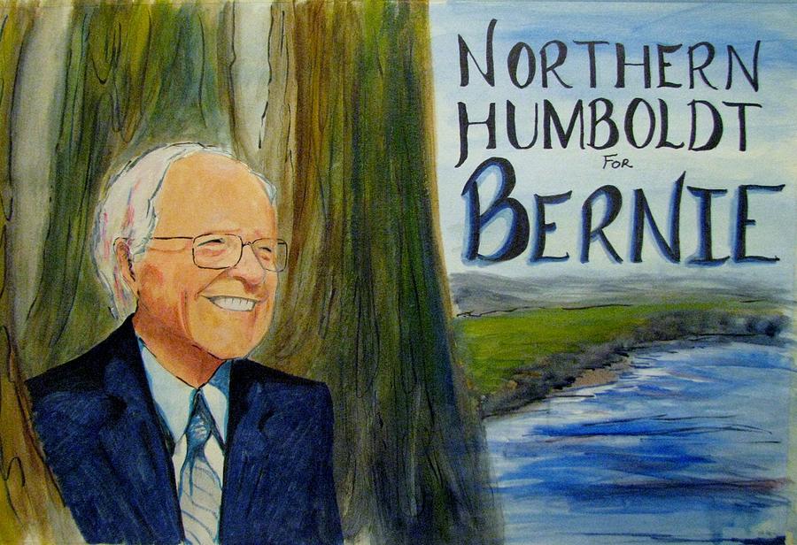Feel The Bern #1 Painting by Patricia Kanzler