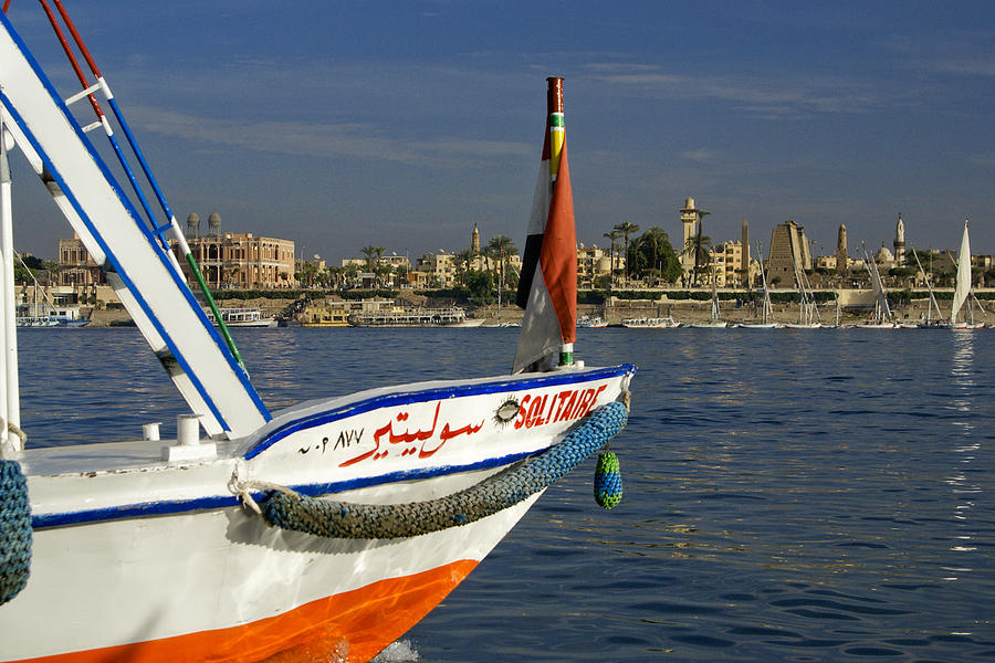 Felucca on the Nile #1 Photograph by Michele Burgess