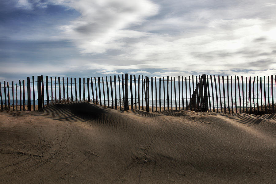 Fence on the Mediterranean #1 Photograph by Hugh Smith