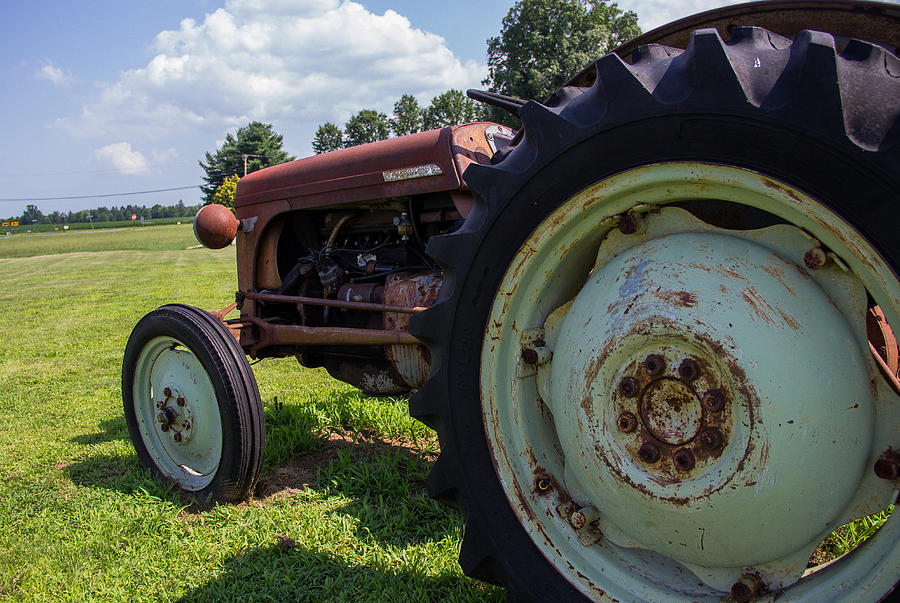 Vintage Photograph - Ferguson Tractor  #2 by Brian Manfra