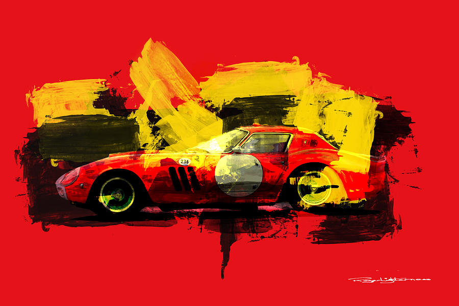 Ferrari 250 GTO #1 Digital Art by Roger Lighterness
