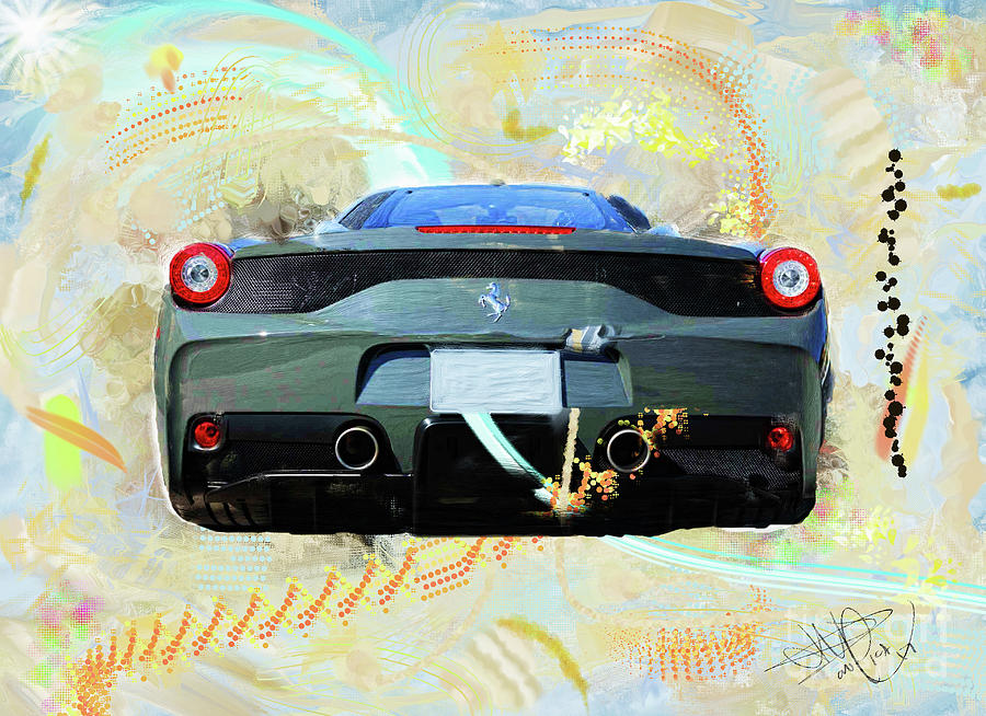 Ferrari 458 Speciale #1 Digital Art by Donald Pavlica