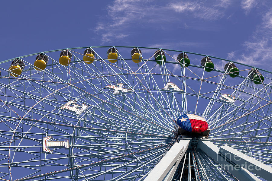 Ferris Wheel in Dallas Texas #1 Photograph by Anthony Totah