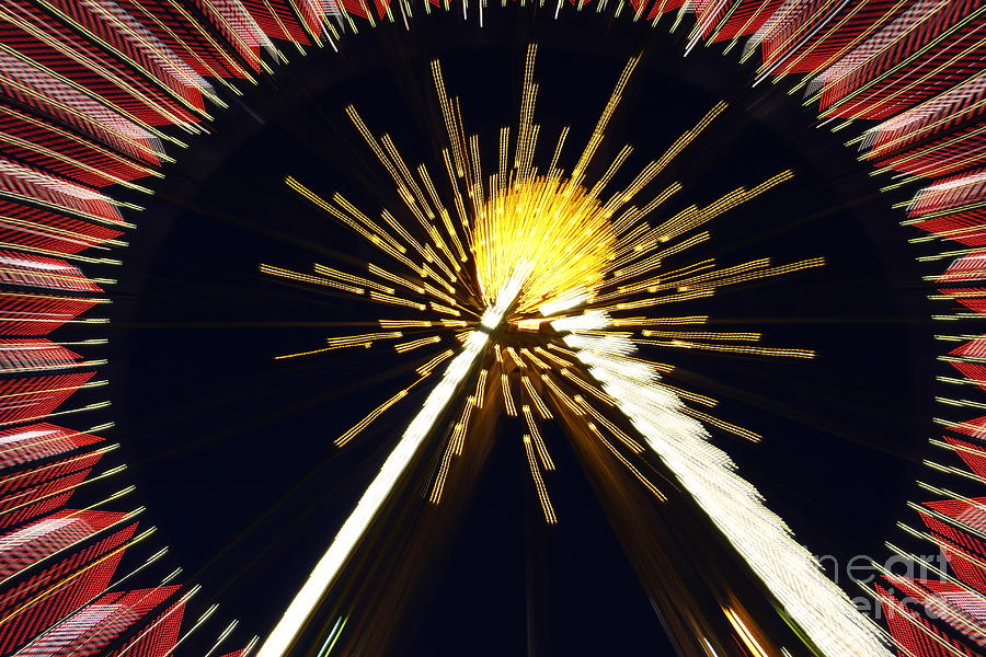 Abstract Photograph - Ferris Wheel #2 by Iryna Liveoak