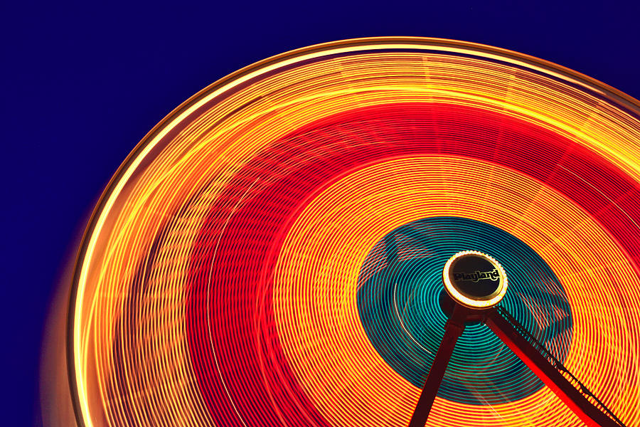Ferris Wheel Photograph - Ferris Wheel #1 by June Marie Sobrito