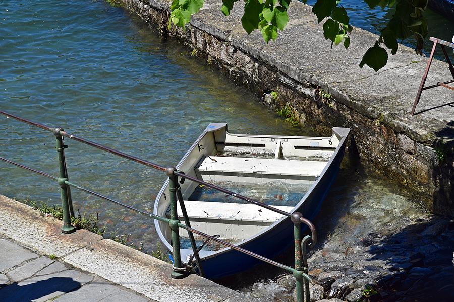 Boat Photograph - Filling with water #1 by Outside the door By Patt