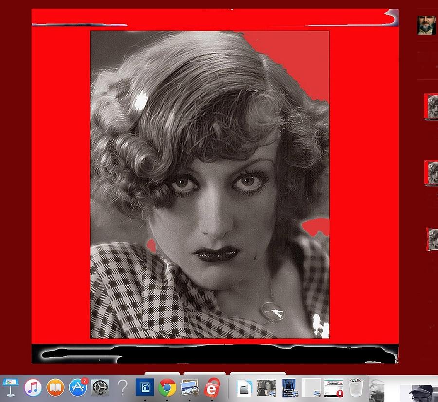 Film Homage Joan Crawford Louis Milestone Rain 1932 Collage Color Added 2010  #1 Photograph by David Lee Guss